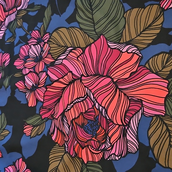 Floral Sleeveless Trina Trina Turk Dress Sz Large New $168 - Picture 2 of 5